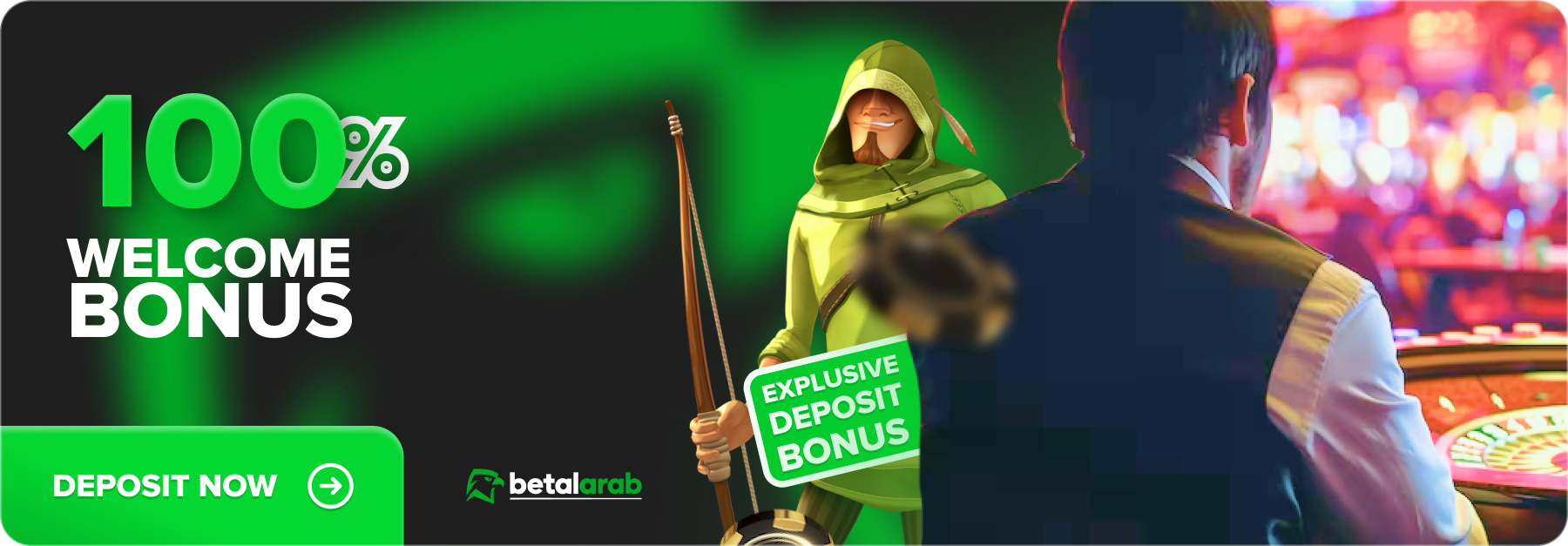 100% Welcome Bonus